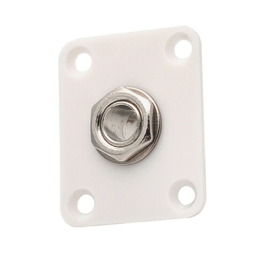 Musically Rectangular Electric Guitar Output   Plate for Les Paul White