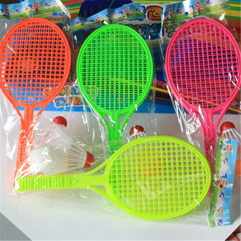 Kids Outdoor Badminton Tennis Set Racket Parent-child Sport Educational To.l8
