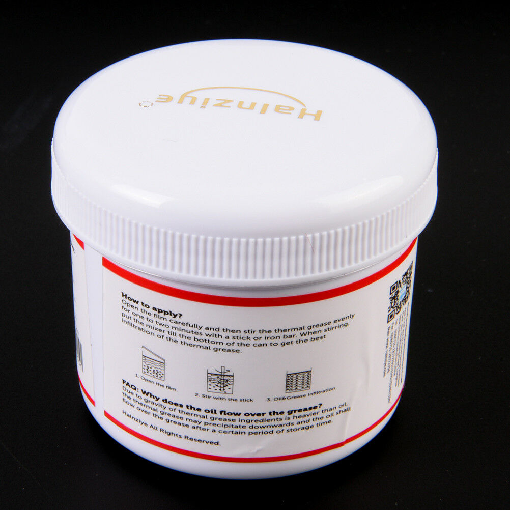 150g White Thermal Grease Paste Silicone Compound For PC CPU Heatsink LED Chi  W