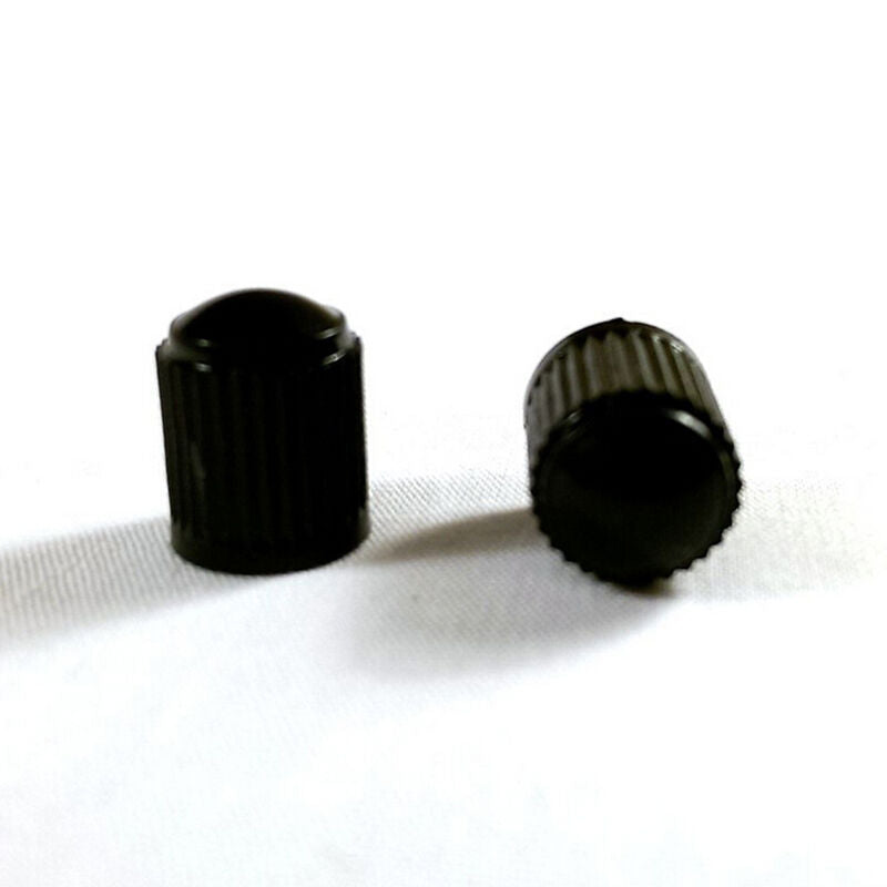 40x Black Universal Plastic Type Wheel Dust Valve Caps for Car Cycle Gifts BDAU