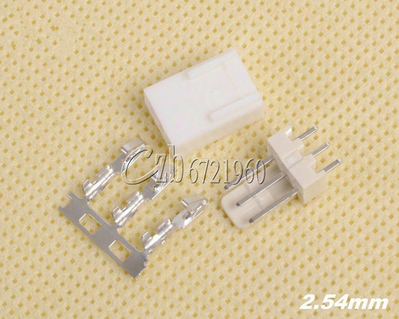 50PCS 2.54mm KF2510-3P Pin Header + Terminal + Housing Connector Kit 3pin KF2510