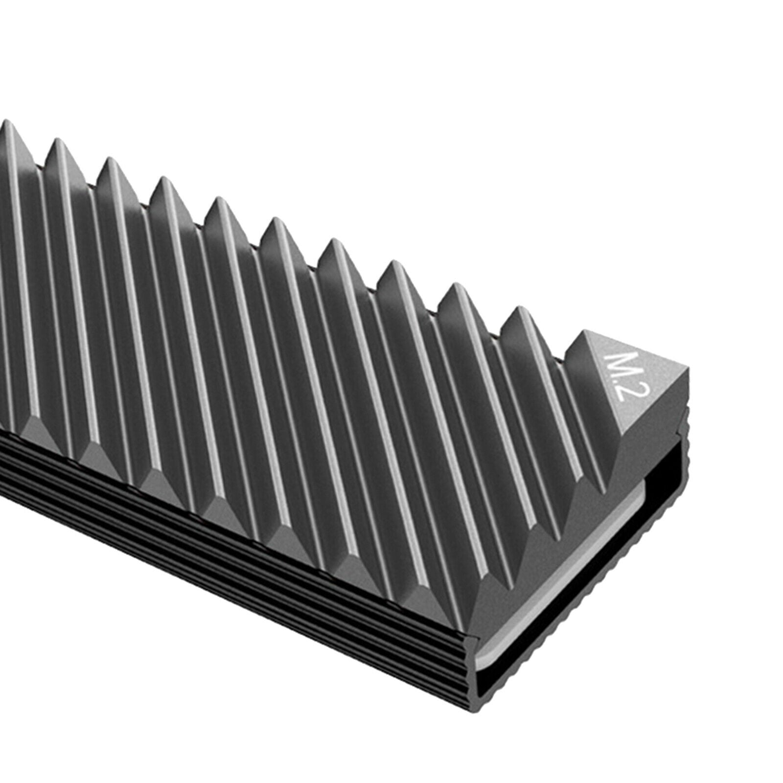 2280 SSD Aluminum Heat Sink with Thermal Pad M2 2280 for Desktop PC Grey