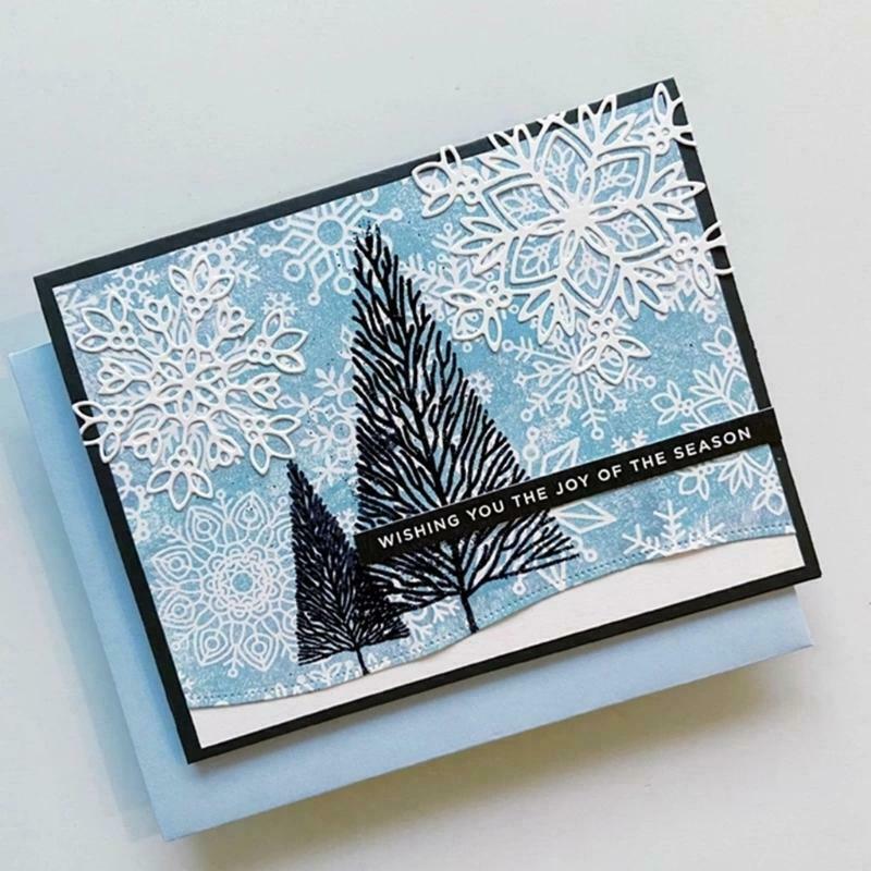 Snowflake Metal Cutting Dies Stencil Scrapbooking DIY Album Paper Embossing