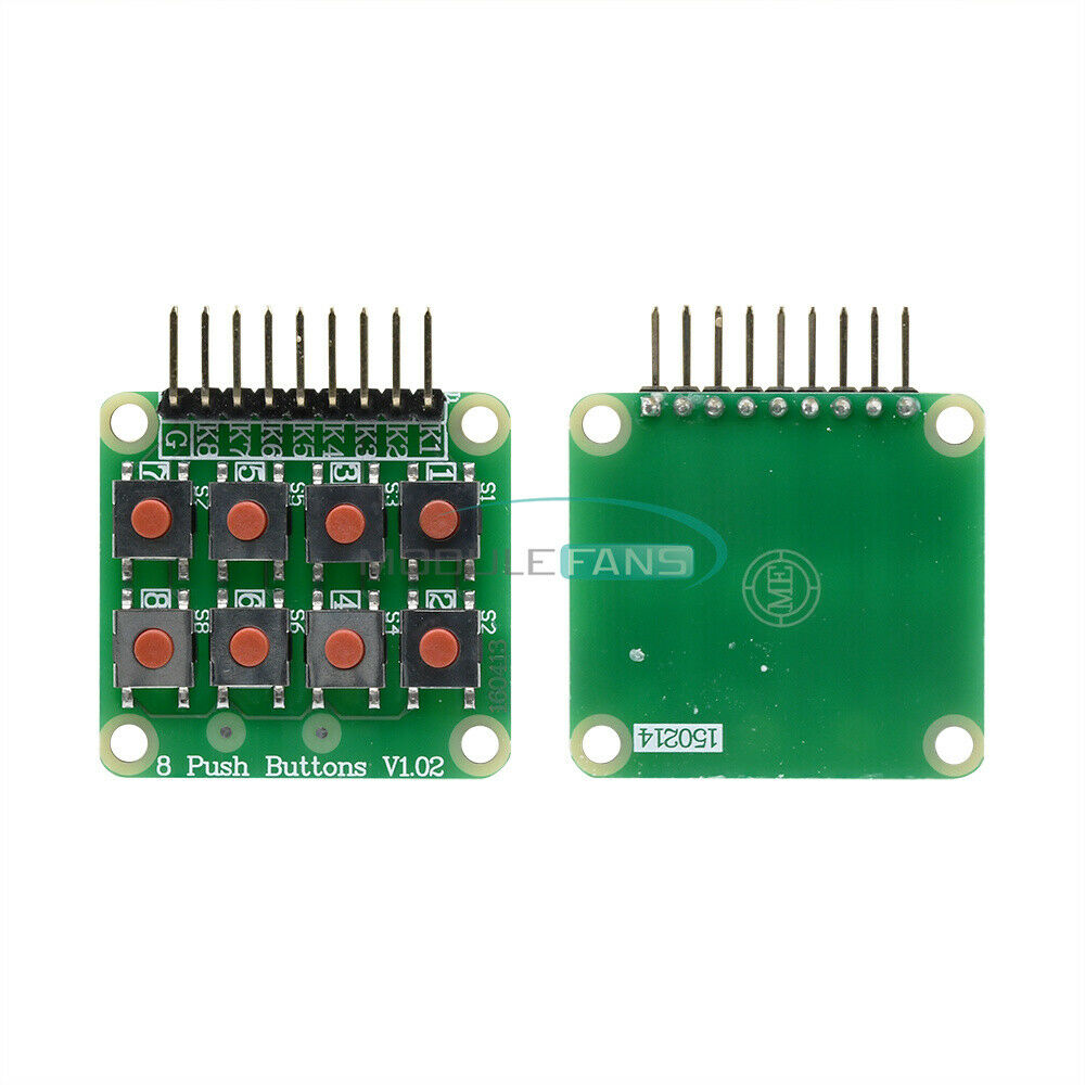 8 Keypad Keyboard Matrix Board Module 8 Button Tactile Switch for Arduino