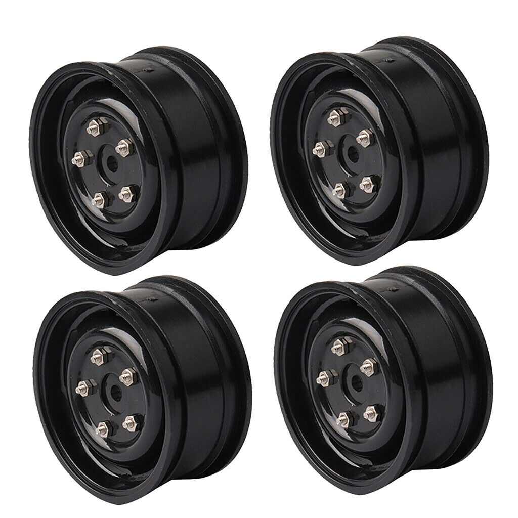 1/10 RC Car Accs 1.9inch Beadlock Wheel Rim Hub Plastic for Axial SCX10 CC01