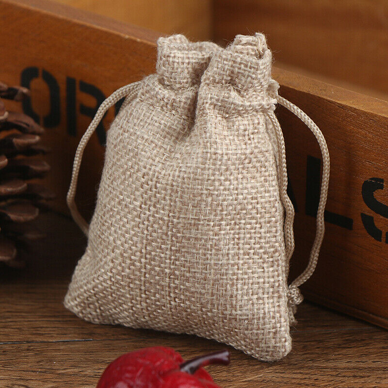 50x Bag Bag Jewelry Bag Jute Velours Cord Bag Small DD