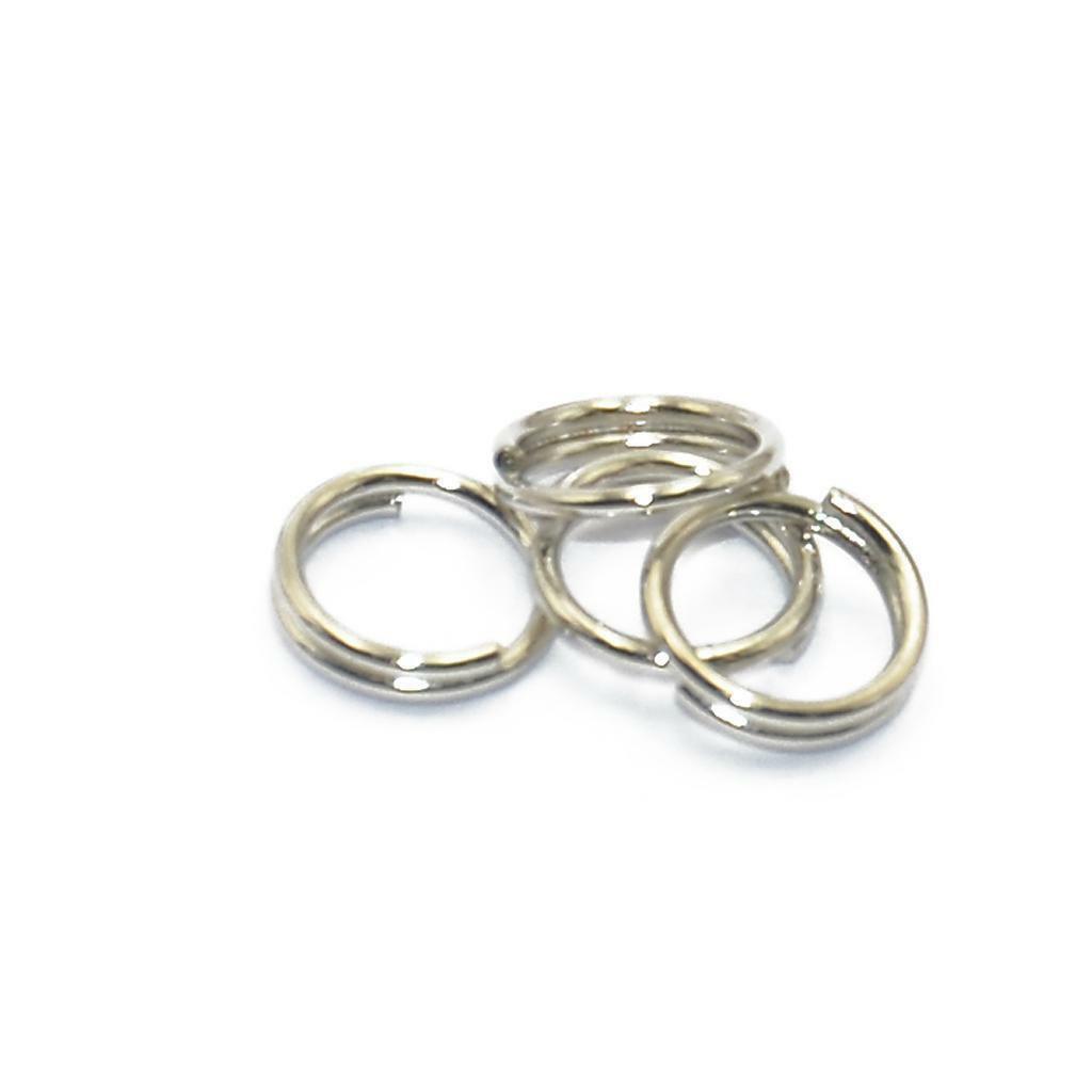 200pcs SPLIT RINGS Key Chain Key Rings Small Rings 6mm