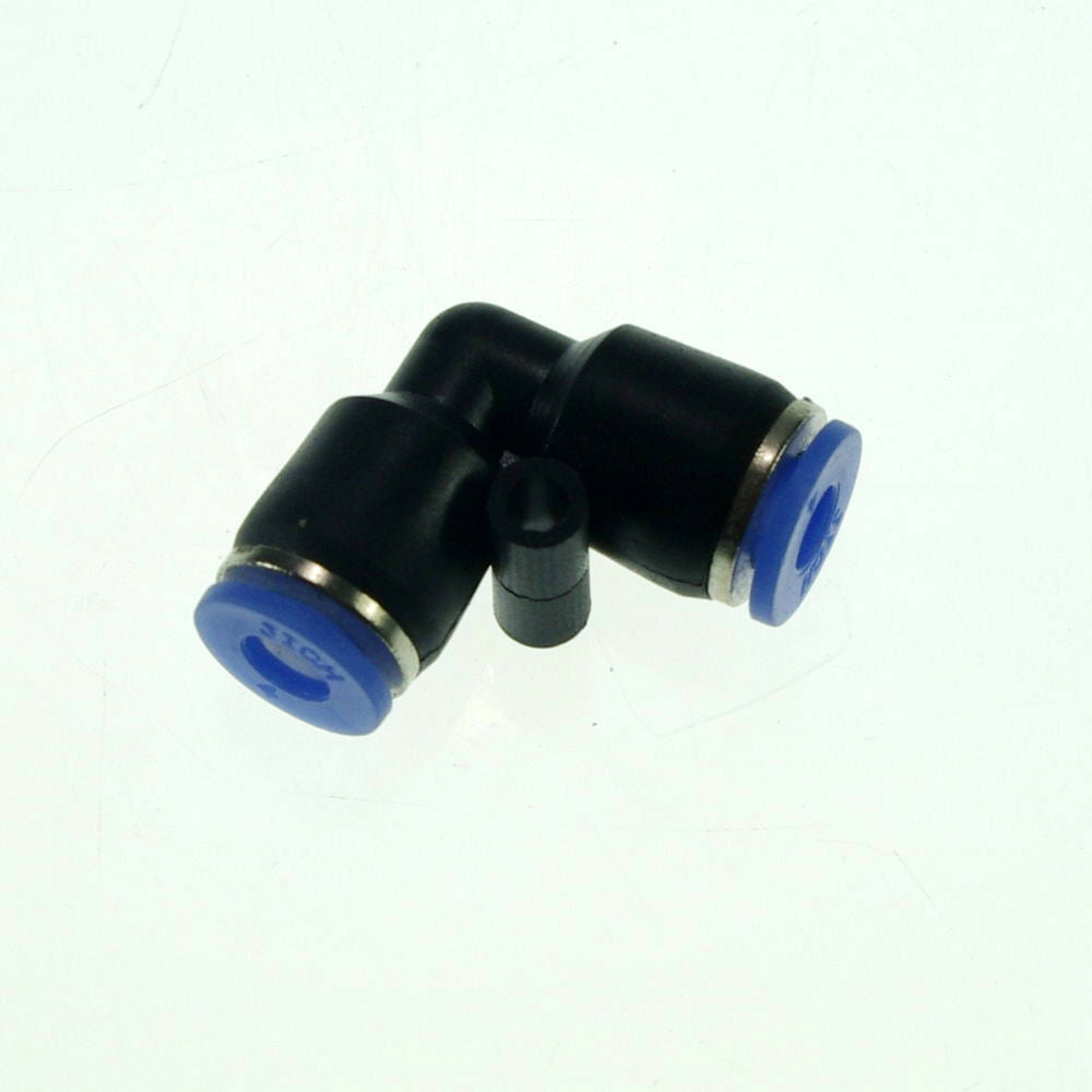 10PCS 8mm Plastic Fitting Push In Equal Elbow Connector For Pneumatics or Fluids