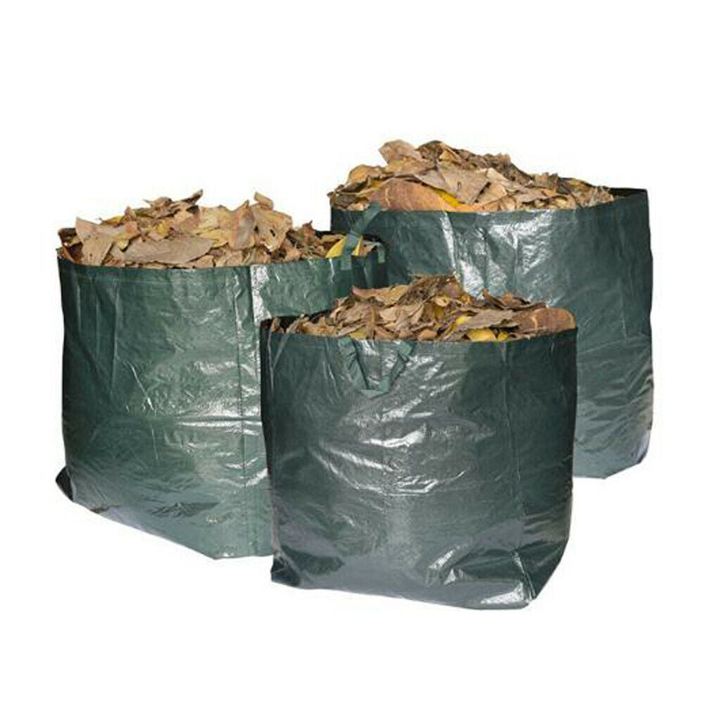 Reusable Garden Bags - Heavy Duty Refuse Sacks, Lawn Garden Leaf Waste Bag