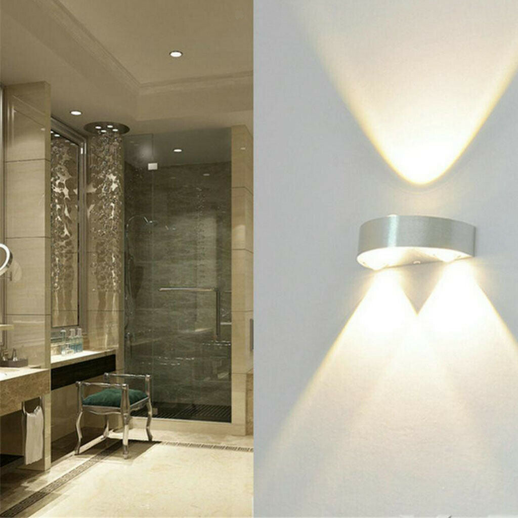 Luminium Wall Sconce Half Circle Wall Lamp Hall Ambiance Light Warm White