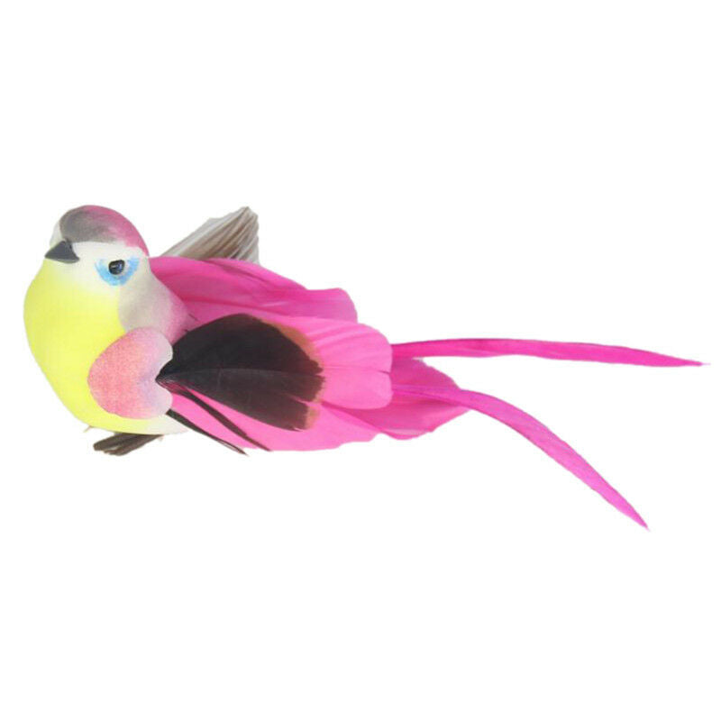 DIY mini craft birds artificial bird feather foam simulation bird home de.l8