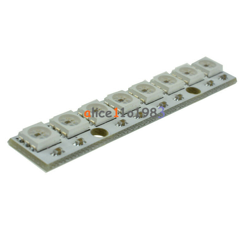 WS2812 WS 2811 5050 RGB LED Lamp Panel Module 5V 8-Bit Rainbow LED Precise