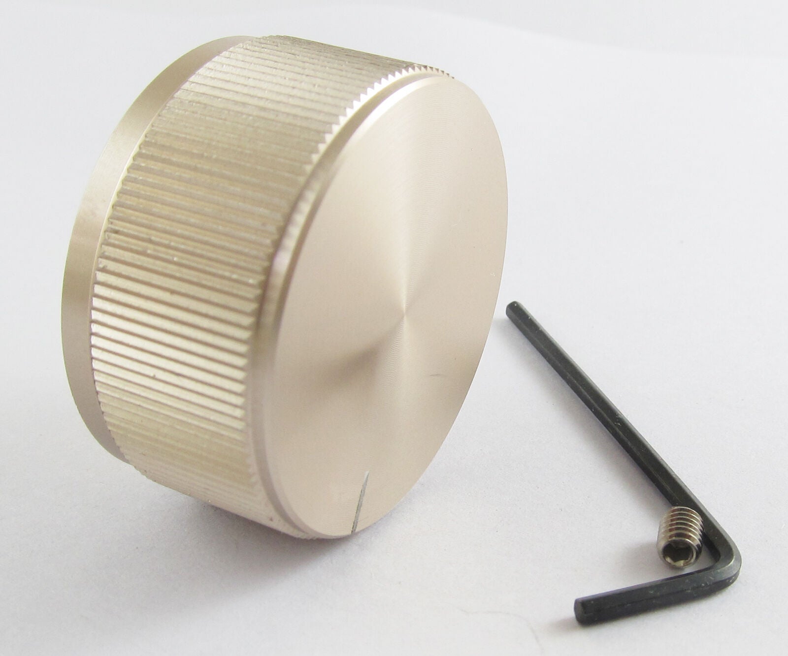 5pcs High Quality Champagne Color Aluminum Audio Rotary pots Knob 40x19mm 40mm