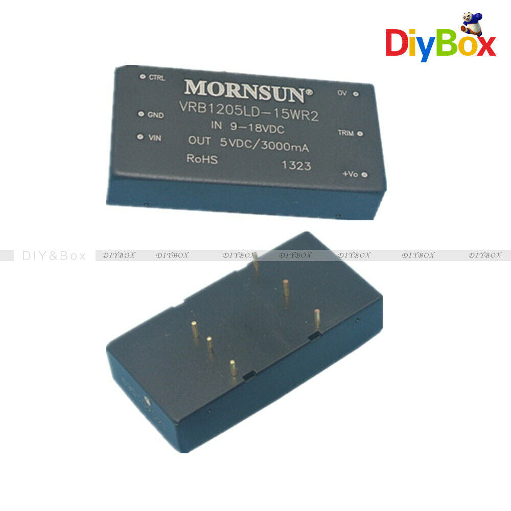5V Single output  VRB1205LD 15W VRB1205 DC-DC Converter isolated Mornsun DIP