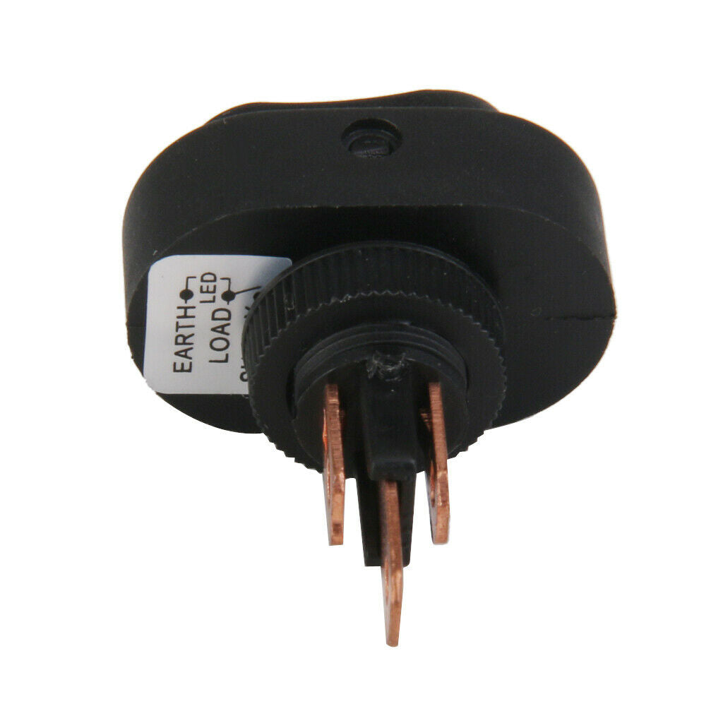 LED Light Bulb 12V 20A 3 Pins Car Boat Auto Rocker SPST Toggle Switch Button