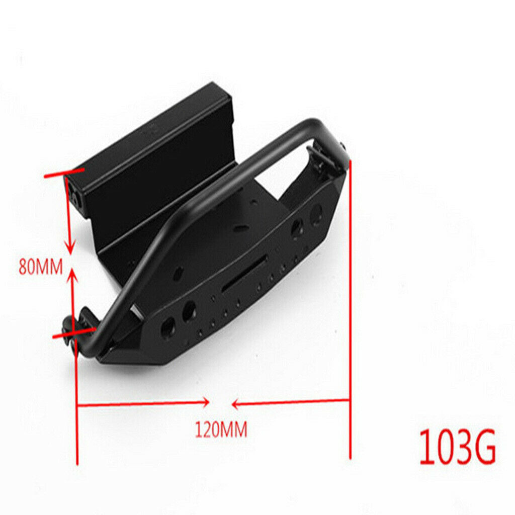 1:8 1:10 RC Rock Car Metal Front Bumper for TRX6 TRX4 G63 G500 Parts