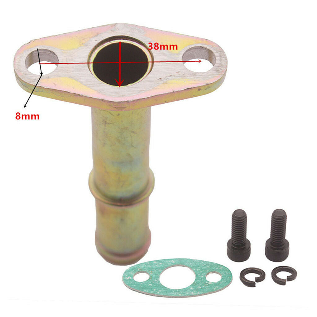 Turbo Oil Drain Flange Pipe For Barb Ball Bearing GT25R GT30R GT35 W/M8