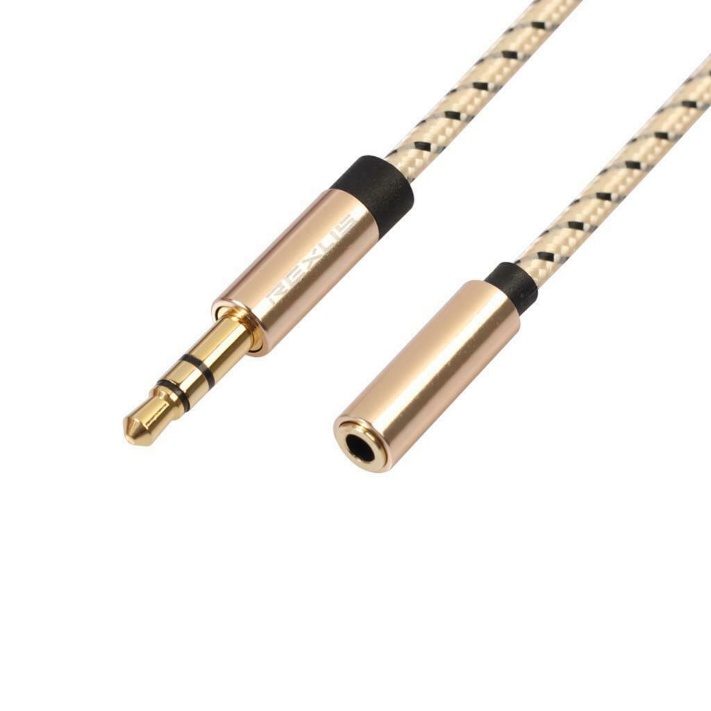 3.5mm Male to Female Jack Stereo Audio Extender Cord for Amplifier  300cm