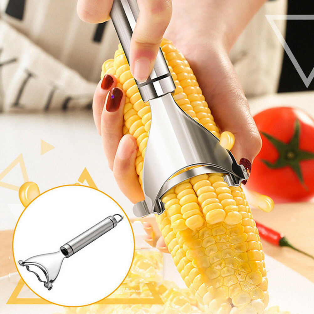 Stainless Steel Corn Slicer Peeler Thresher Remover Household Corn Slicer -PNBD