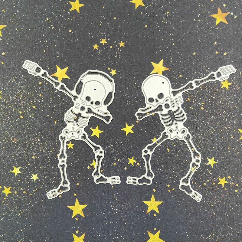 Halloween Skeleton Dancer Metal Cutting Dies Halloween Frame Cutting Dies.l8