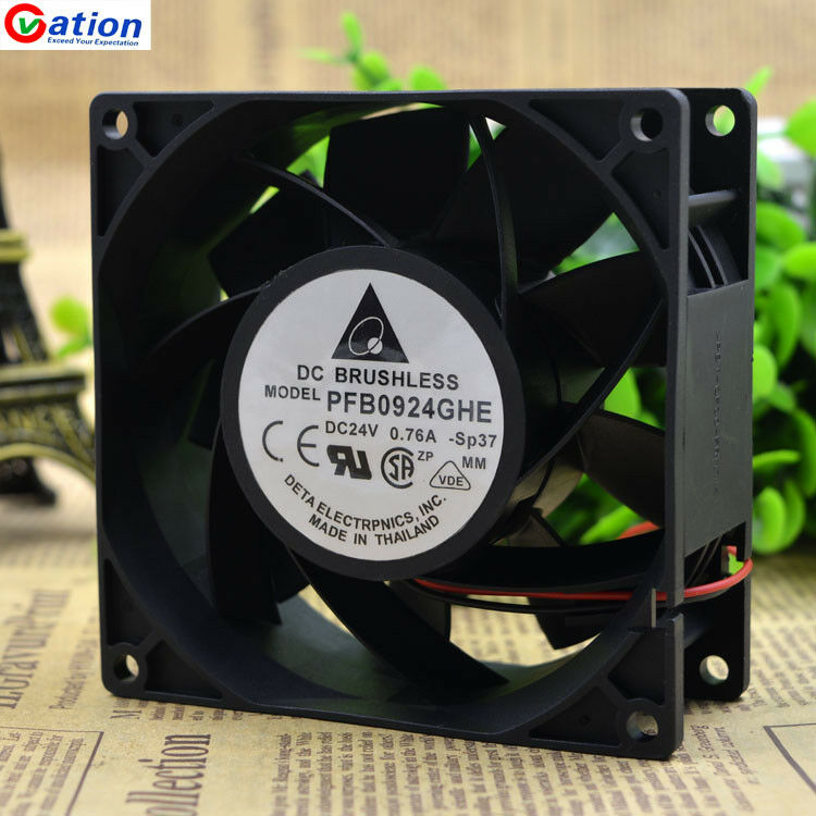 For DELTA PFB0924GHE 24V 0.76A ABB ACS510/550 9238 9CM cooling fan