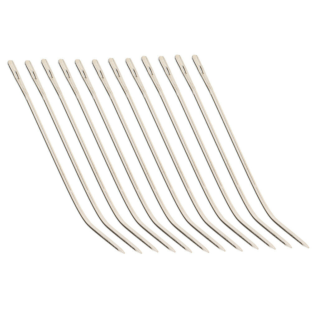 12Wig Braiding Hook Track Weave Hair Extension Needle+Sewing Weaving Thread