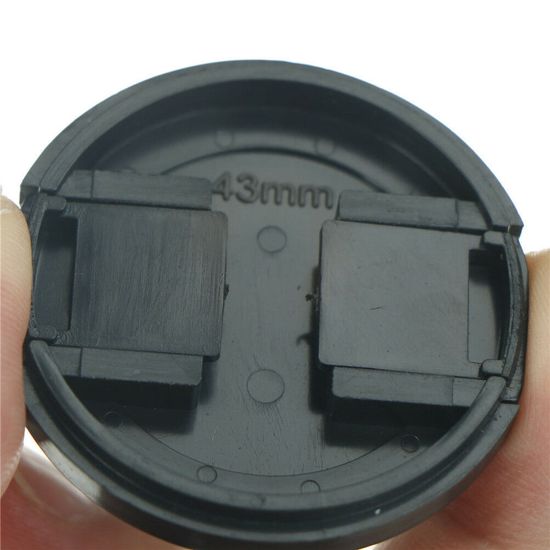 2pcs 43mm Plastic Snap On Front Lens Cap Cover For SLR DSLR Camera DV Sony H3 Lt