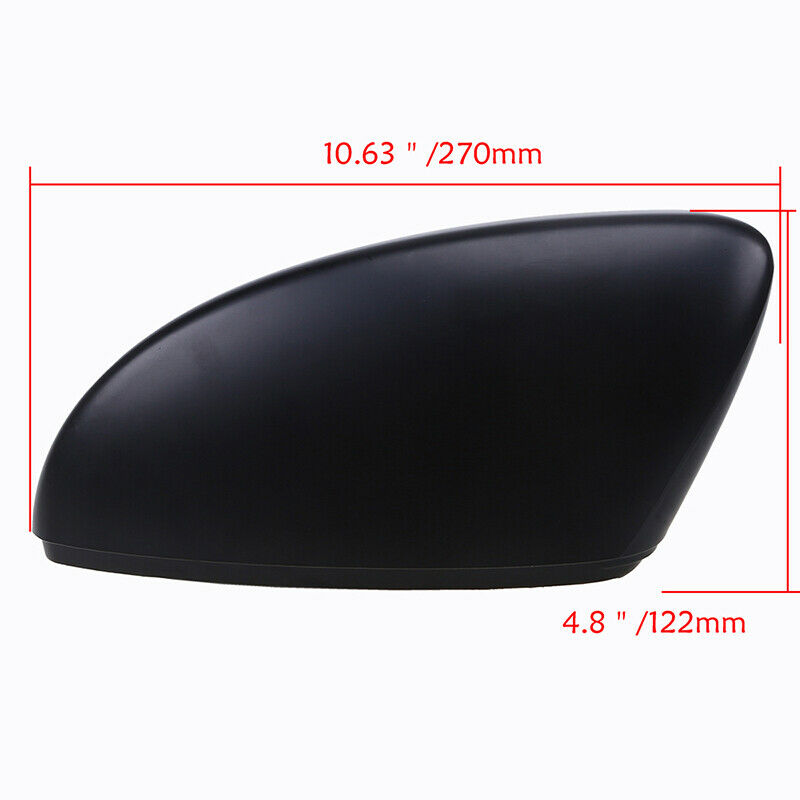 Matte Black Left Driver Side Rearview Mirror Cover Cap For VW Beetle 2012-2018