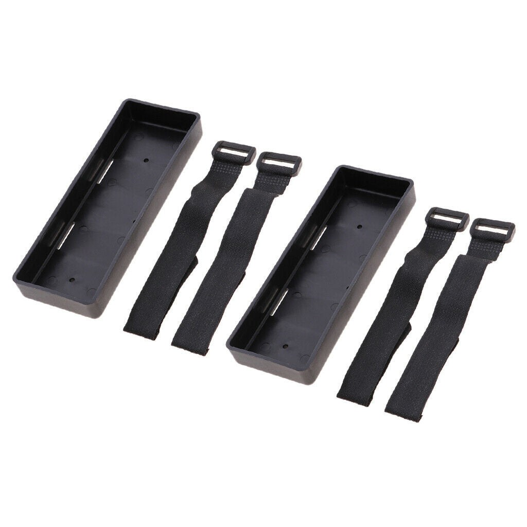 2Pcs 1/10 RC Car Crawler Truck Battery Box Tray Holder for TRX4 Axial Parts