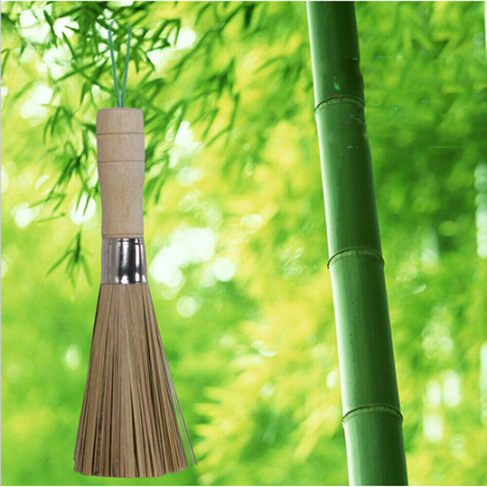 1Pcs Wash Pot Brush Handmade Wash Brush Natural Bamboo Convenient for Kitchen