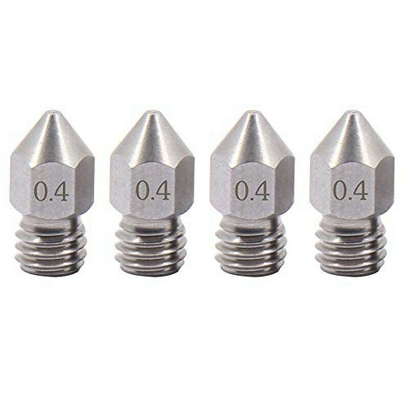 18PCS MK8 Nozzle M6 Threaded Stainless Steel for 1.75mm Filament Creality CR-1X2