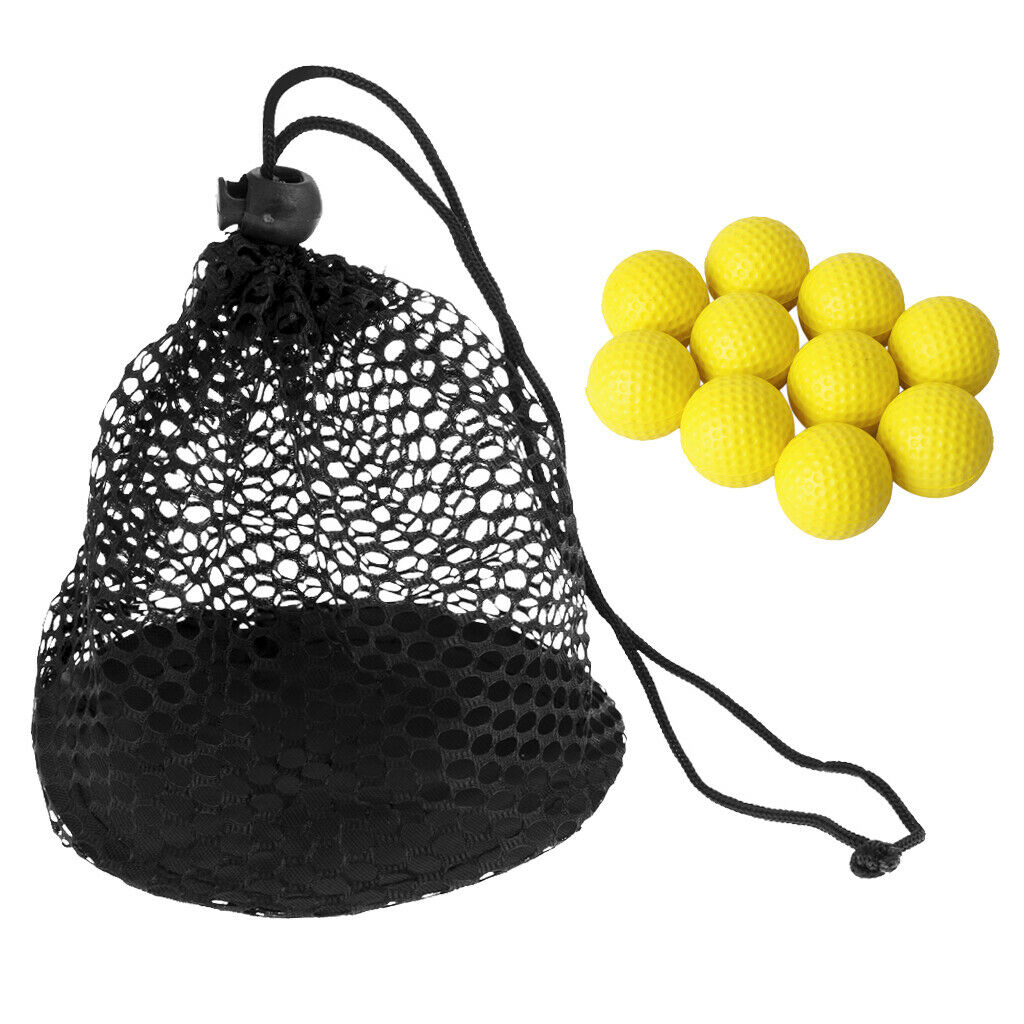 10pcs PU Golf Balls Soft Foam Golf Practice Ball With