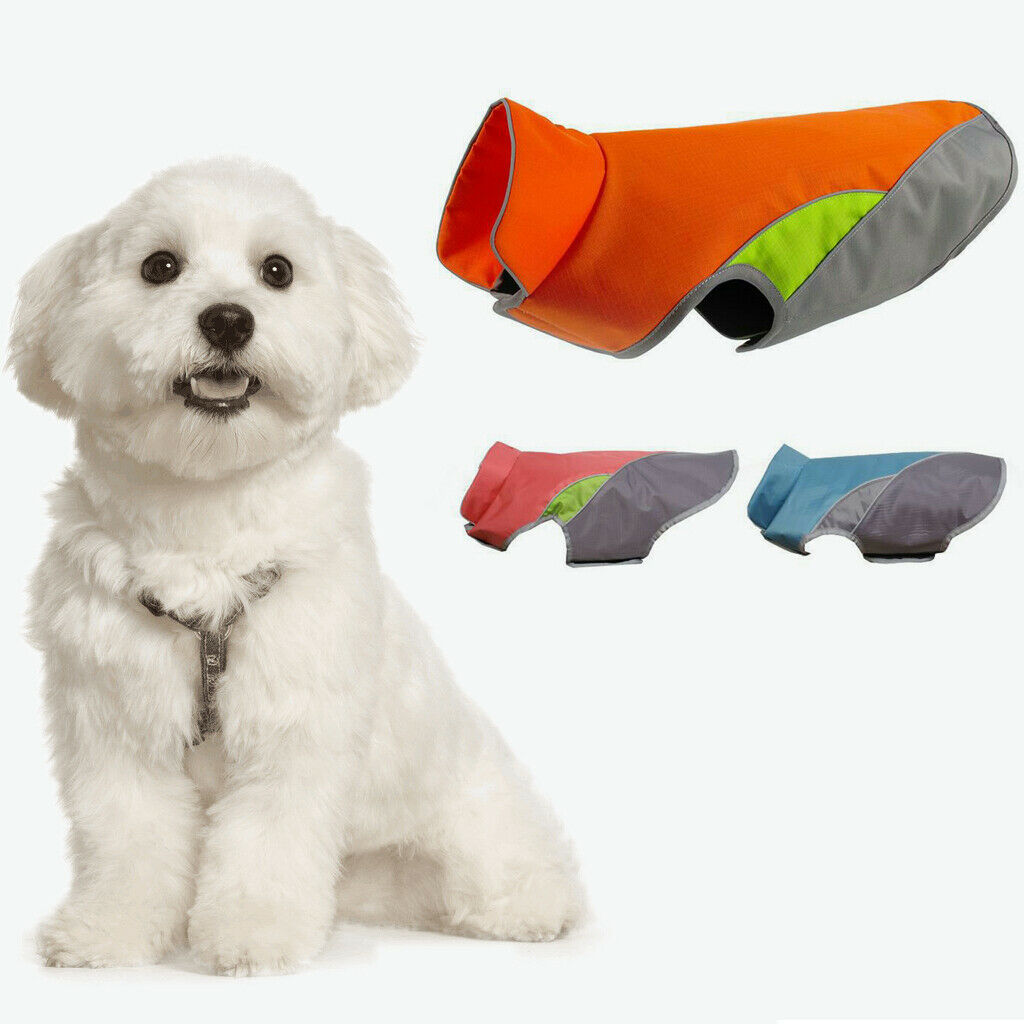 Waterproof Windproof Dog Puppy Jacket Vest Winter Warm Pet Coat Clothes Blue M