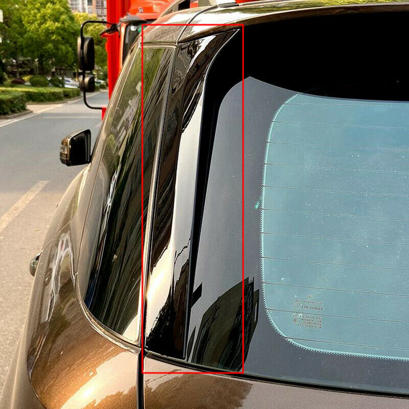 2x Rear Window Side Spoiler Canard Splitter Trim Fit For Mercedes Benz