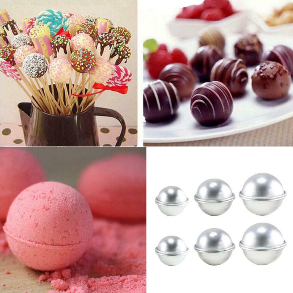 6Pieces DIY Bath Bomb Molds Kid's Bakery Homemade Cupcakes Mold Baking Tools