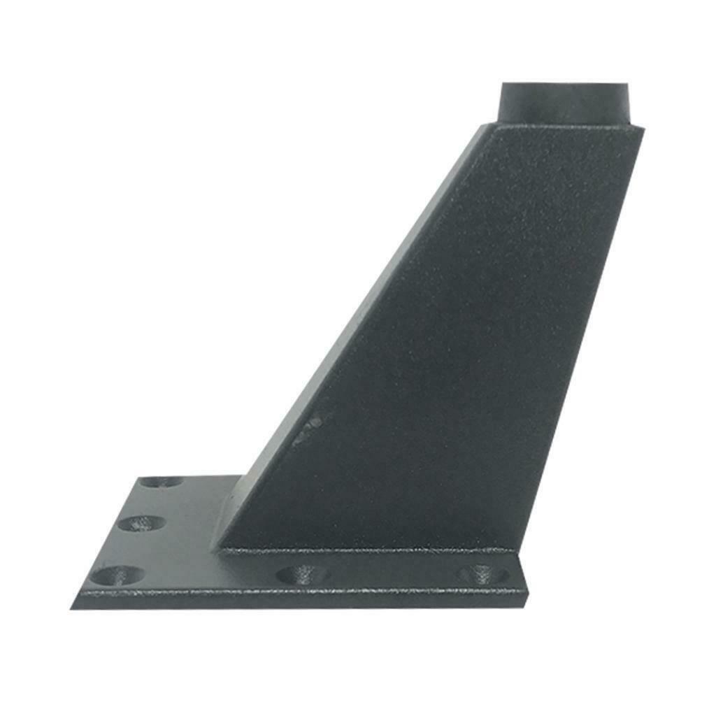 4x Metal Sofa Leg Ottoman Desk Table Feet Plinth Accessories H: 8cm Black