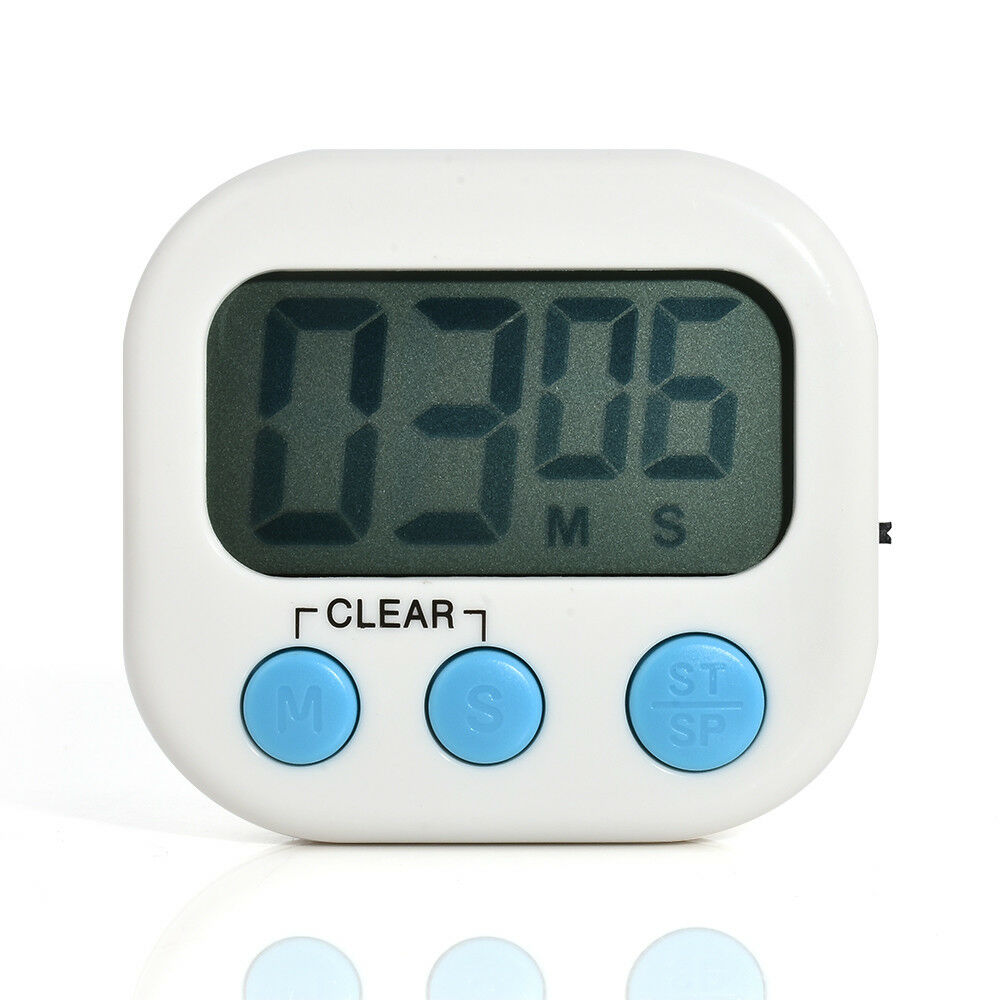New Large LCD Kitchen Cooking Timer Count-Down Up Clock Loud Alarm Magnetic