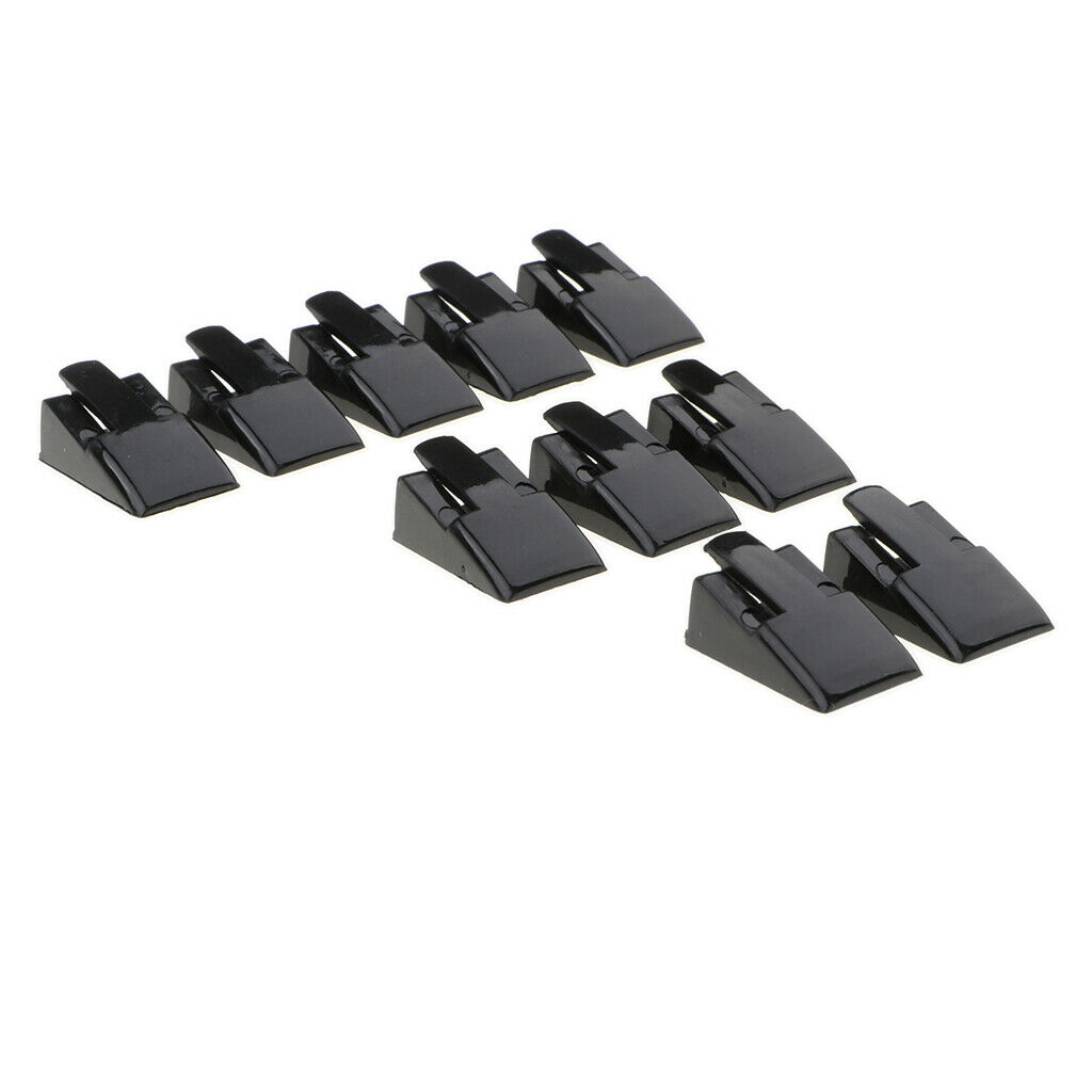 10x PP Durable Finger Rings Display Storage Holders for Showcase Accessories