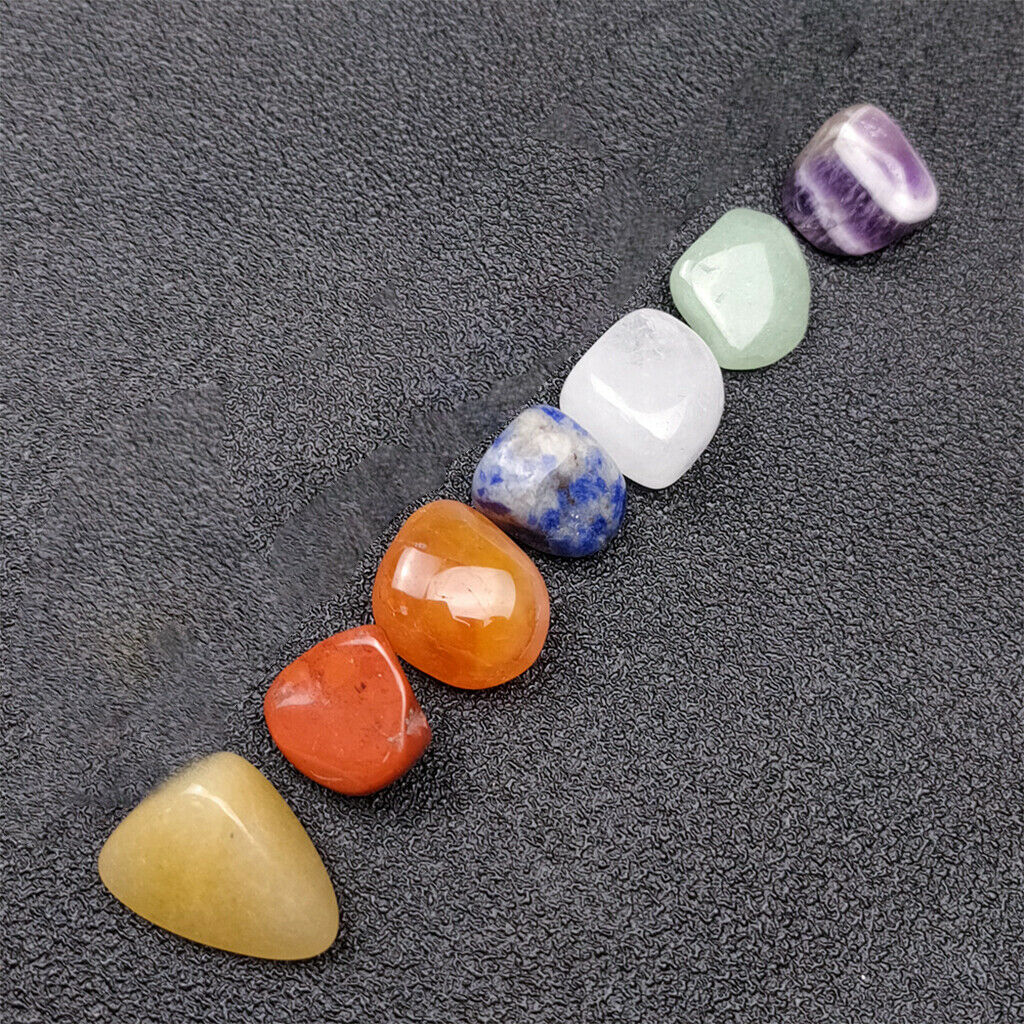 14x Tumbled Crystal Stone with Gift Box Quartz Energy Good Home Desk Decor