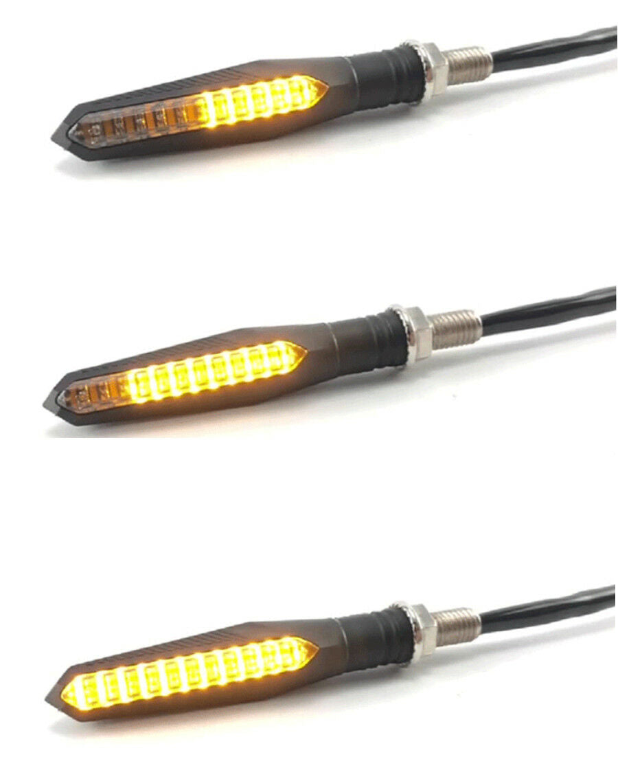 2x Car Flowing Turn Signal Indicator DRL Light LED Strip Lamp Indicator Lights