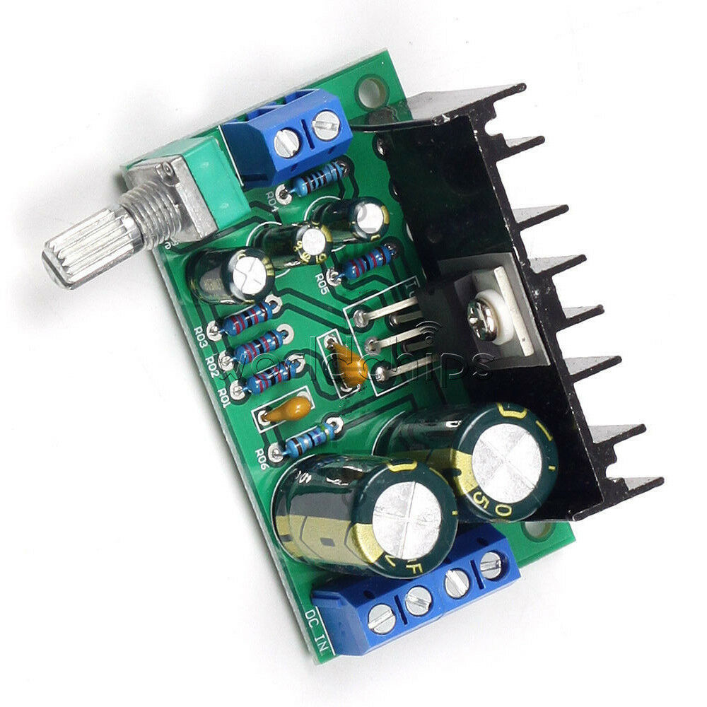 DC 12-24V AC 5-24V TDA2050 Mono 1 Channel Class AB Audio Power Amplifier 5-120W