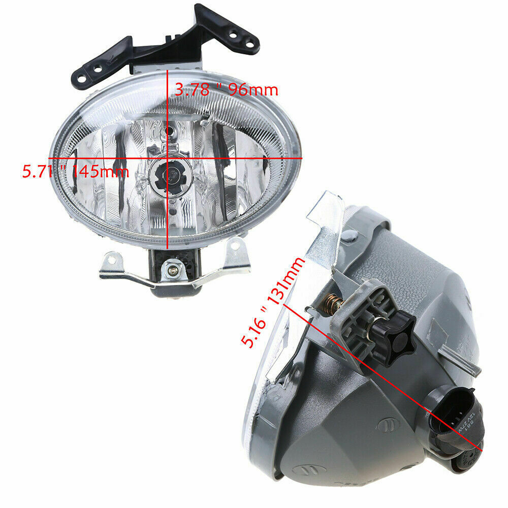 1pc Right Passenger Side Driving Fog Light Lamp For Hyundai Santa Fe 2007-2009