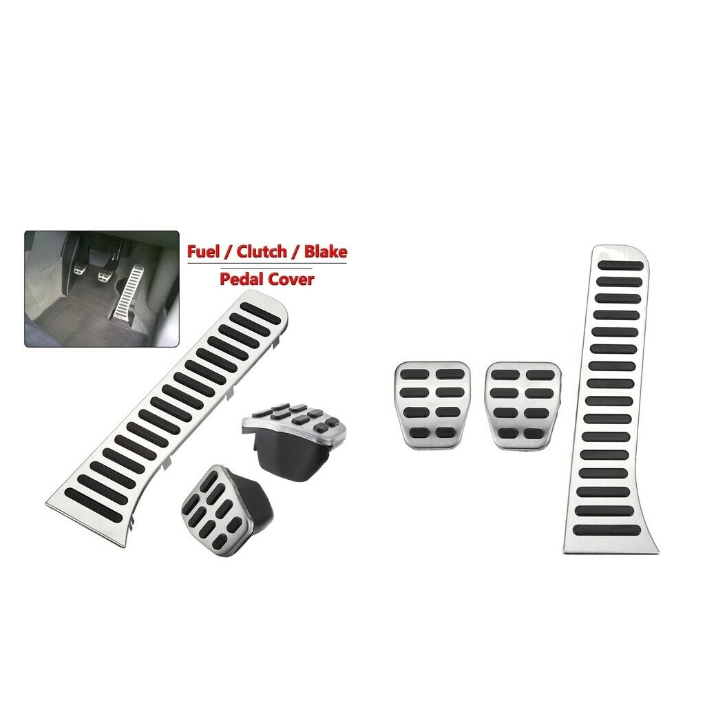 6 Pcs Gas Brake Clutch Pedals MT Accelerator Kit for RHD VW GOLF MK5 MK6 B6