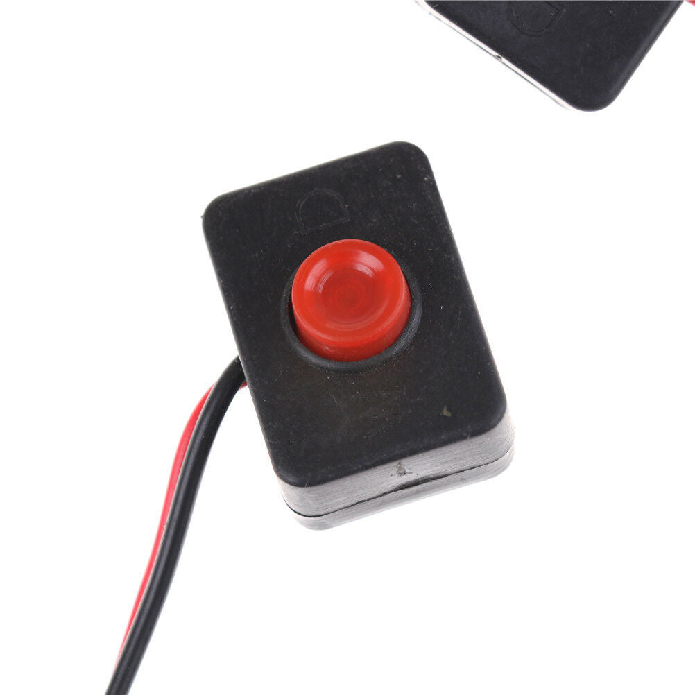 2PCS DC 12V 2A Adhesive Base Push Button Action Wired Switch for.l8