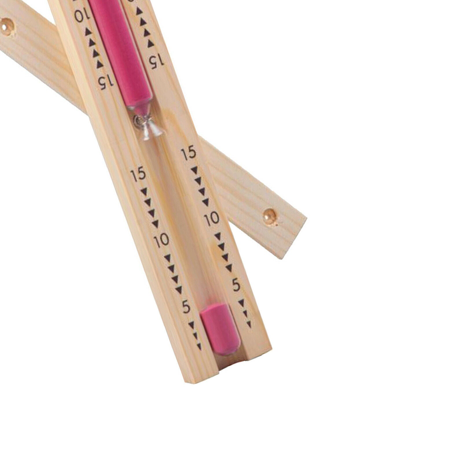Wooden Sand Rotating Clock Timer And  Hygrothermograph Wall-Mounted for Sauna