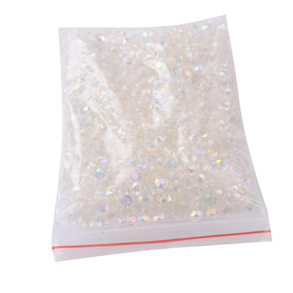 20000x Crystals Gems 3mm Vase Fillers Wedding Scatter Decor DIY Nail Crafts