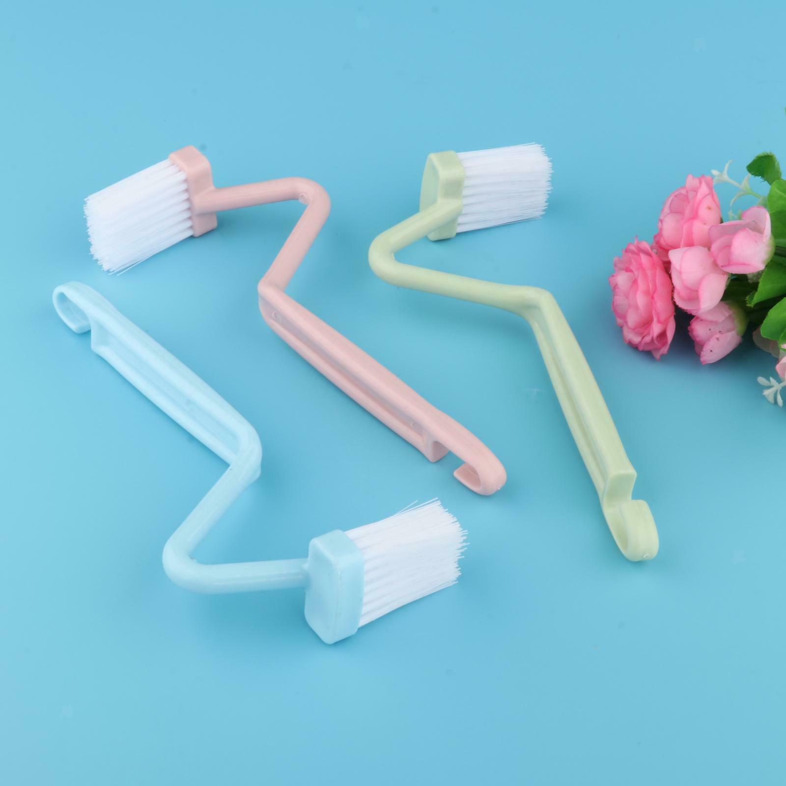 3Pcs Multifunctional Long Handle Toilet Brush Strong Cleaning Household