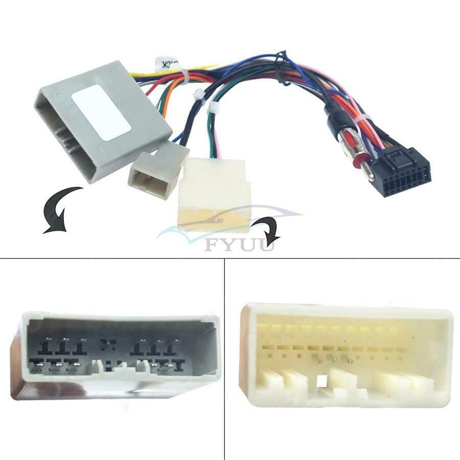 Car Android Player 16PIN Wiring Harness Radio Antenna Adapter For HondaCRV 06-09
