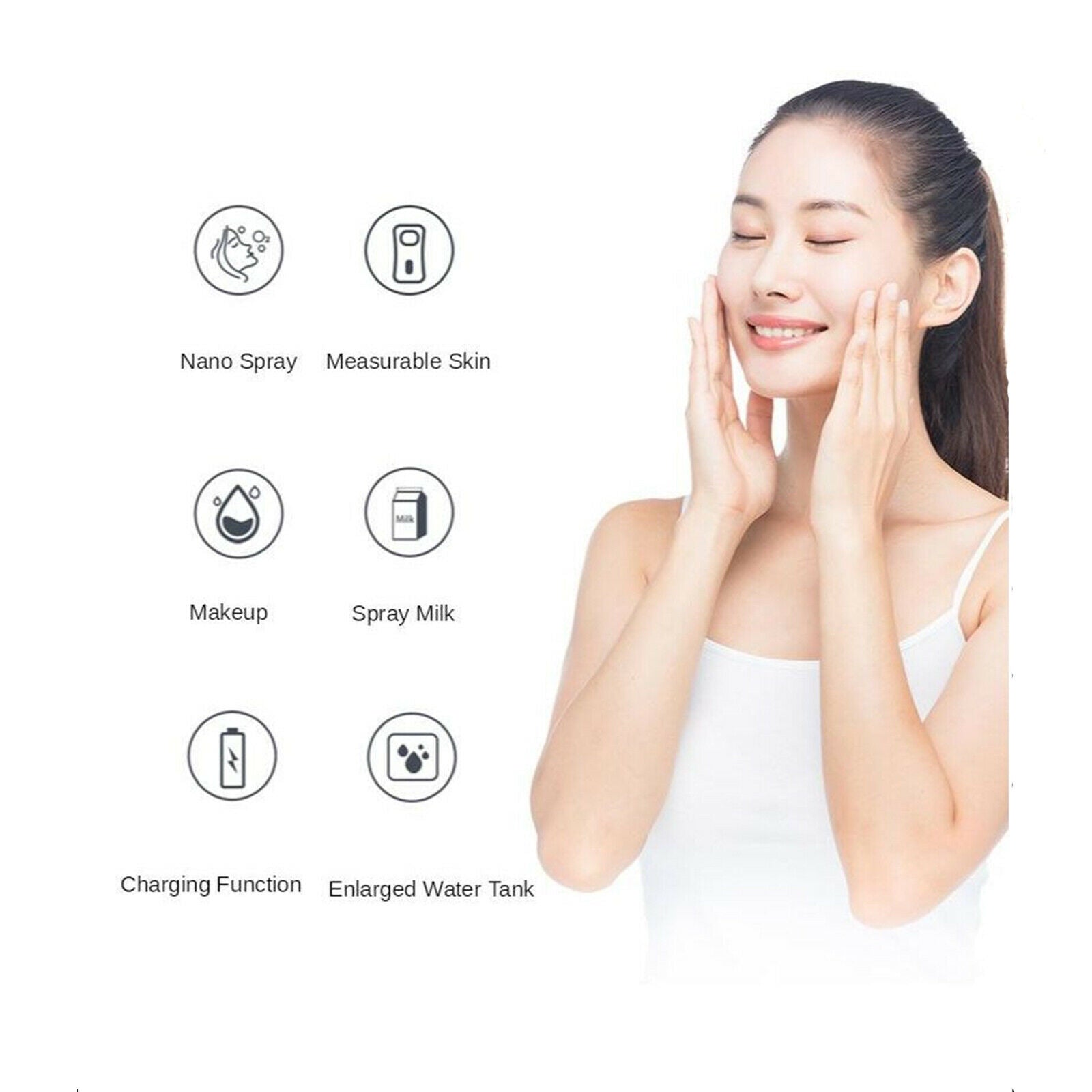 Nano Handy Mist Spray Nano Mister for Eyelash Extensions  Facial .