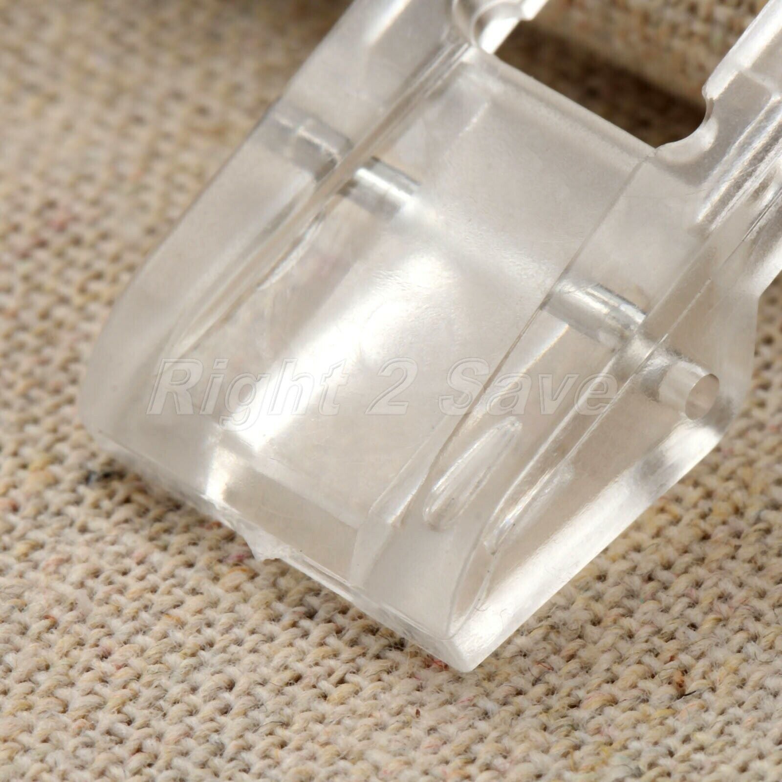 1.6cm*2.9cm Snap On Clear View Open Toe Foot For Brother Janome Sewing Machine